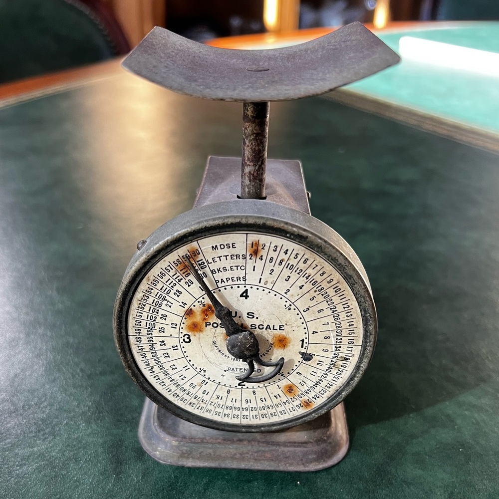 Antique Vintage Gilfillan's U.S. Postal Scale